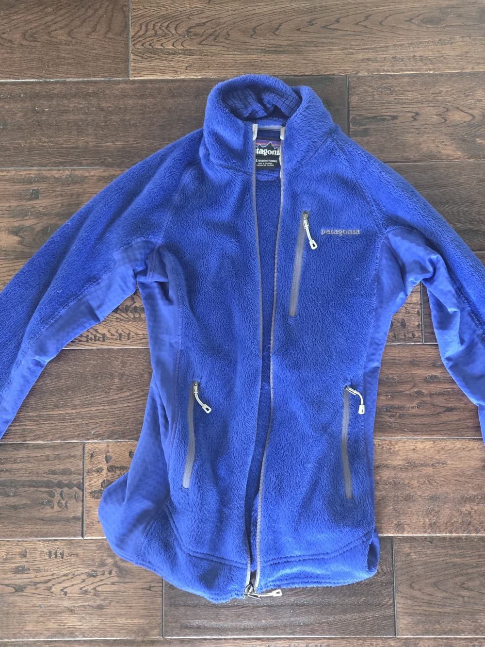 Patagonia R3 Polartec Thermal Pro Fleece Jacket Women’s XS Blue Full Zip